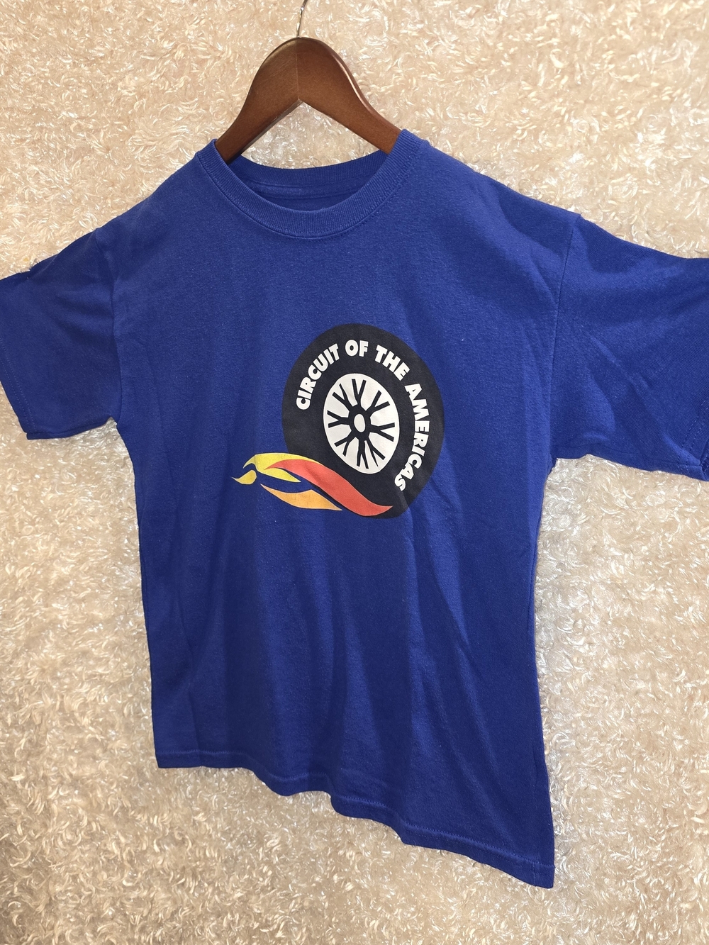 Blue Kids Short Sleeve Graphic Tee